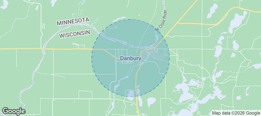 Danbury Airbnb map